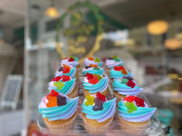 Dozen Tie Dye Cupcakes