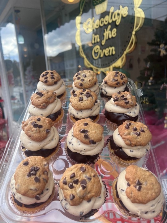 Dozen Cookie Dough Cupcakes