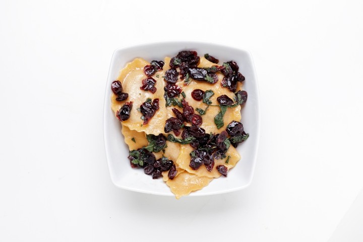 Butternut Squash Ravioli w/ Sage Brown Butter Sauce