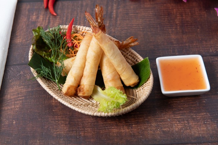 Thai Crunchy Shrimp Rolls