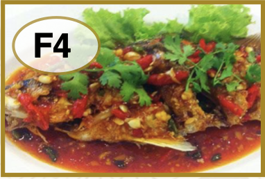# F4 Fried Fish w. Tri-Flavor Sauce