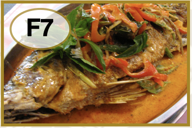 # F7 Fried Fish w. Red Curry Sauce