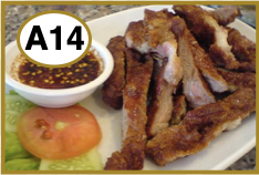 # A14 Deep Fried Pork