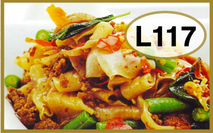 # L117 Flat Noodle w. Basil