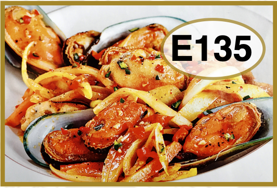 # E135 Mussel w. Chili Paste