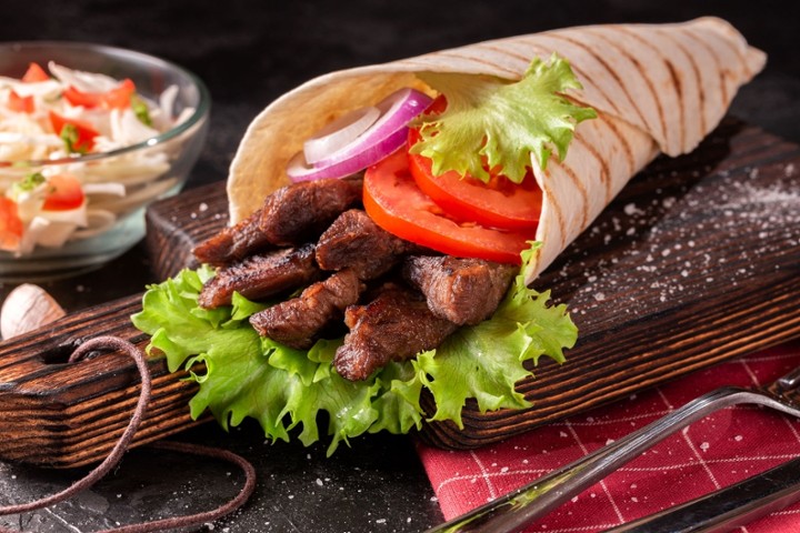 Beef Shawarma Wrap