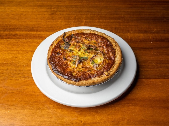 Leek quiche