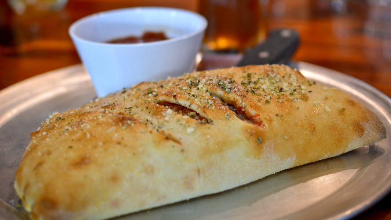 Spinning Goat Calzone