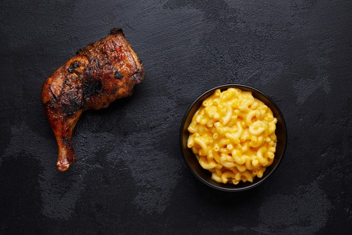 Jerk Chicken with Mac & Cheese