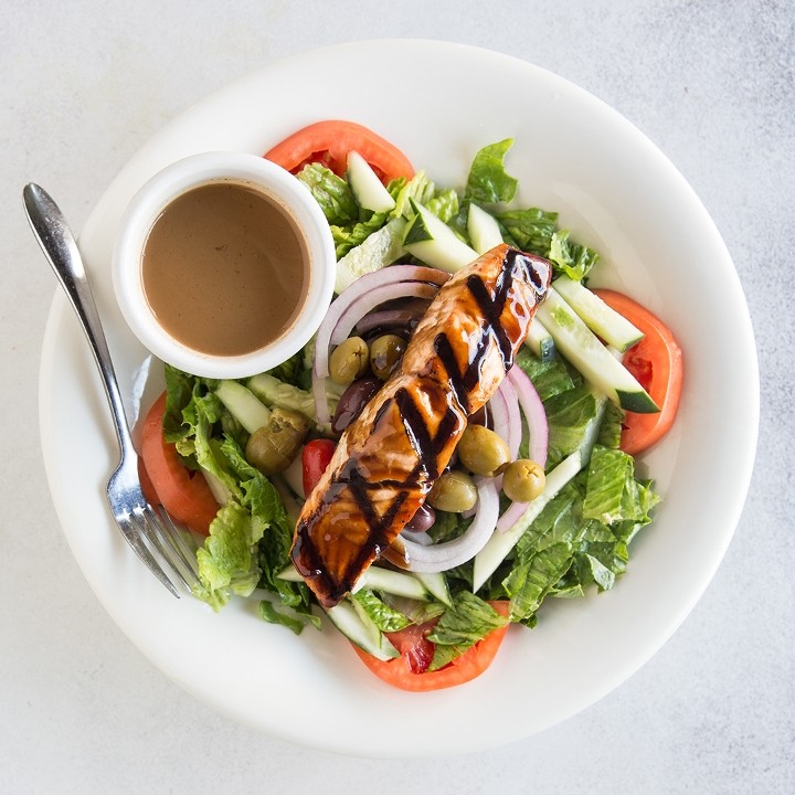 Sesame Teriyaki Salmon Salad