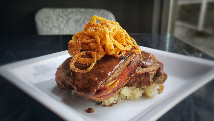 Bacon-Wrapped Meatloaf