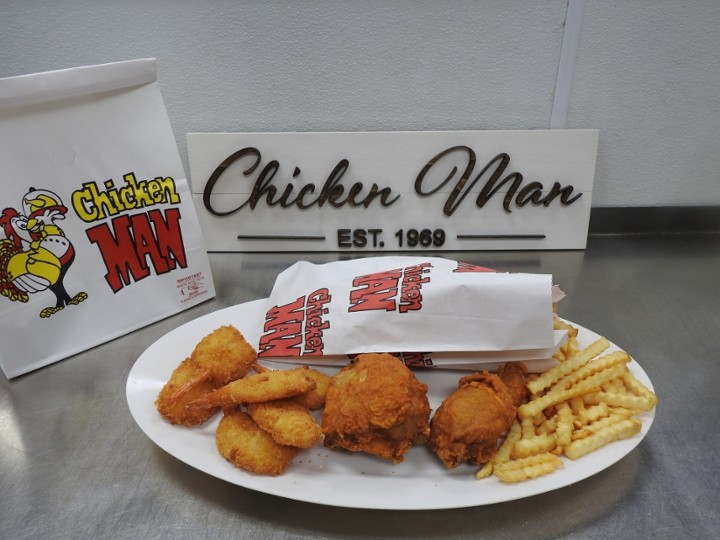 Chicken & Shrimp Bucket & Fries