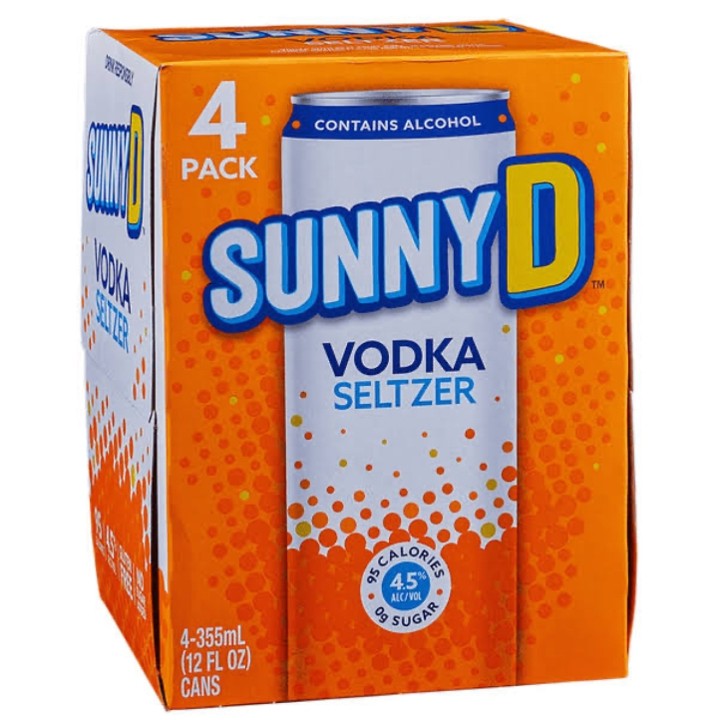 Sunny D Vodka Seltzer 4pk