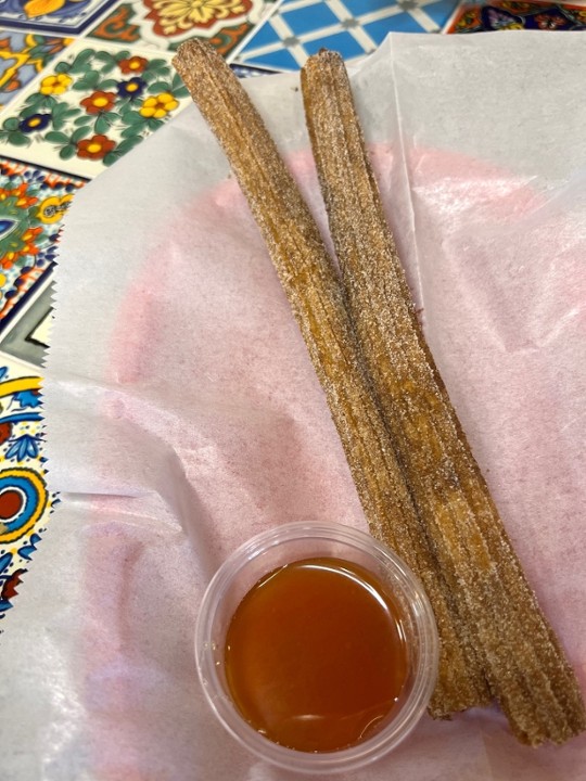 Churros with Caramel Dip