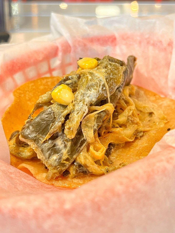 Rajas (Vegetarian) Taco