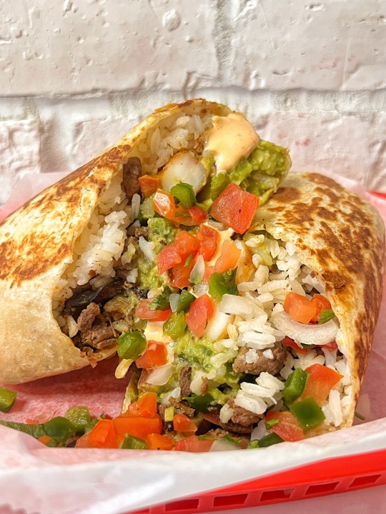 Burrito Mar & Tierra (Steak & Shrimp)