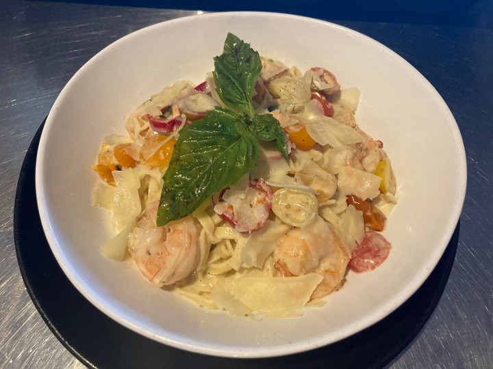 Pink Shrimp - Lemon Cream Linguine