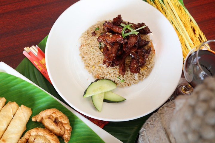 Grilled Sliced Pork Fried Rice