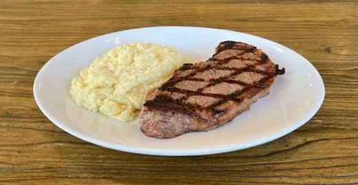 New York Steak with Risotto