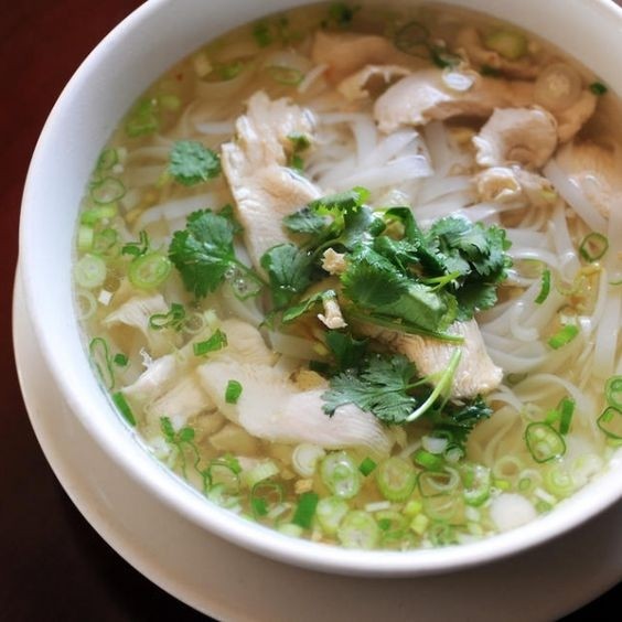 Chicken Clear Noodle Soup