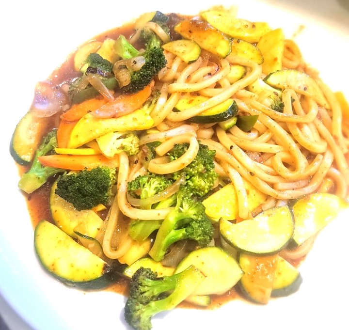 Spicy Udon Vegetable Noodles