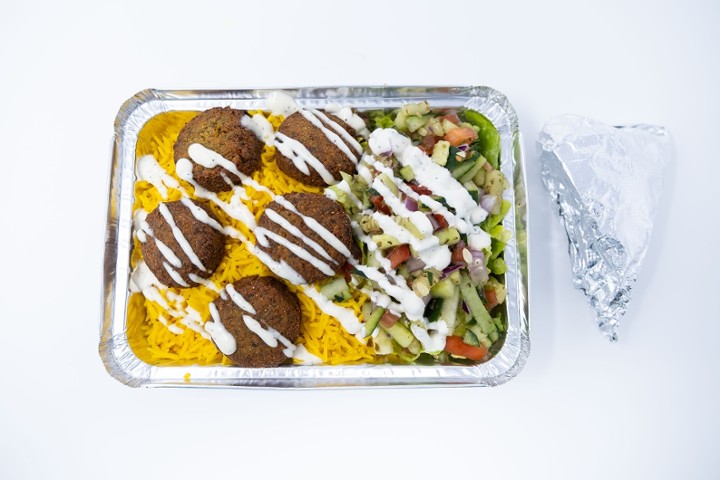 FALAFEL OVER RICE COMBO