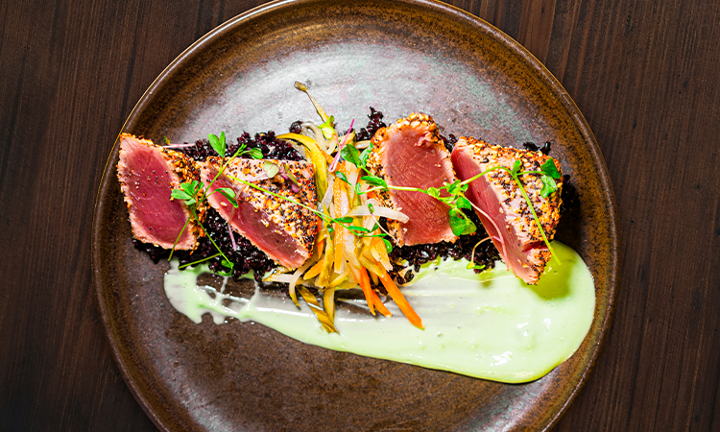 Everything Crusted Tuna