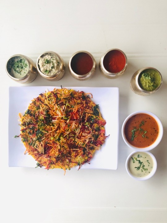 Tomato Corn Uthappam