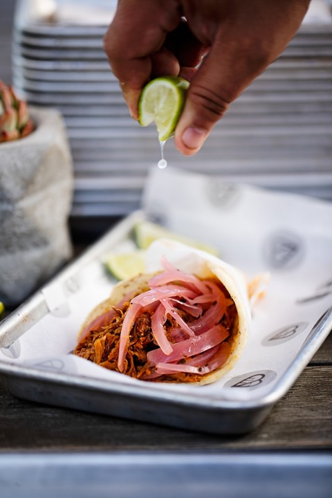 Cochinita Pibil Taco