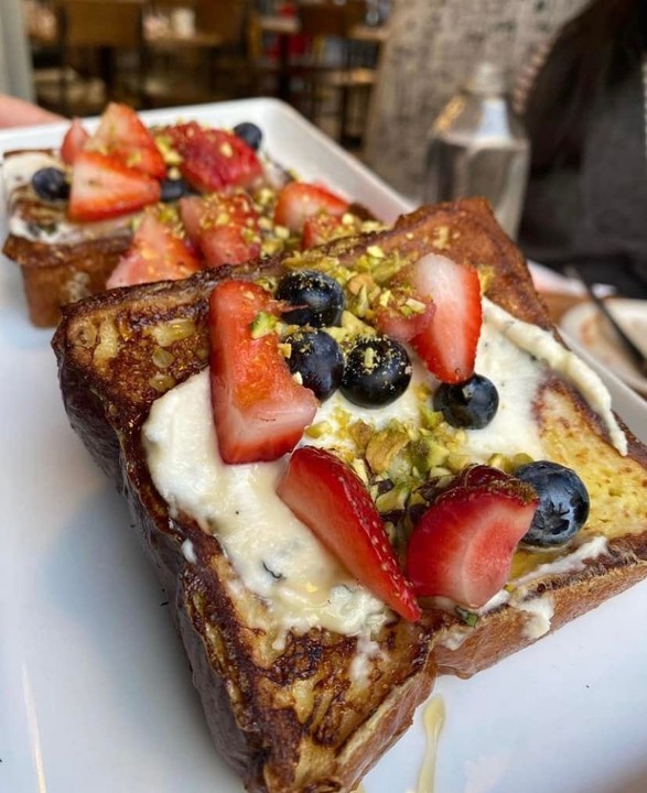 Cafe Ricotta Menu Stax Cafe River West - Honey Ricotta French Toast