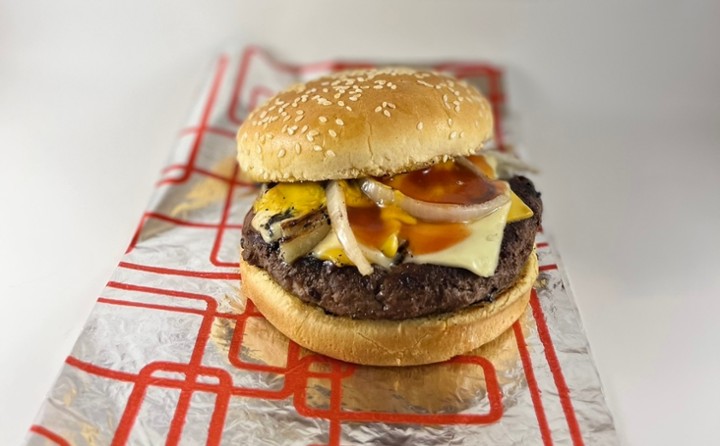 Michael Jordan 1/2 pound Cheeseburger Platter