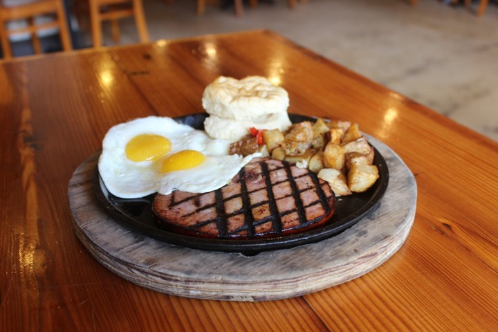 Bone-In Ham Steak & Egg