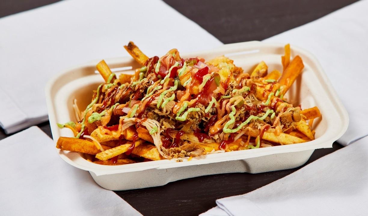 Loaded Plantain Fries