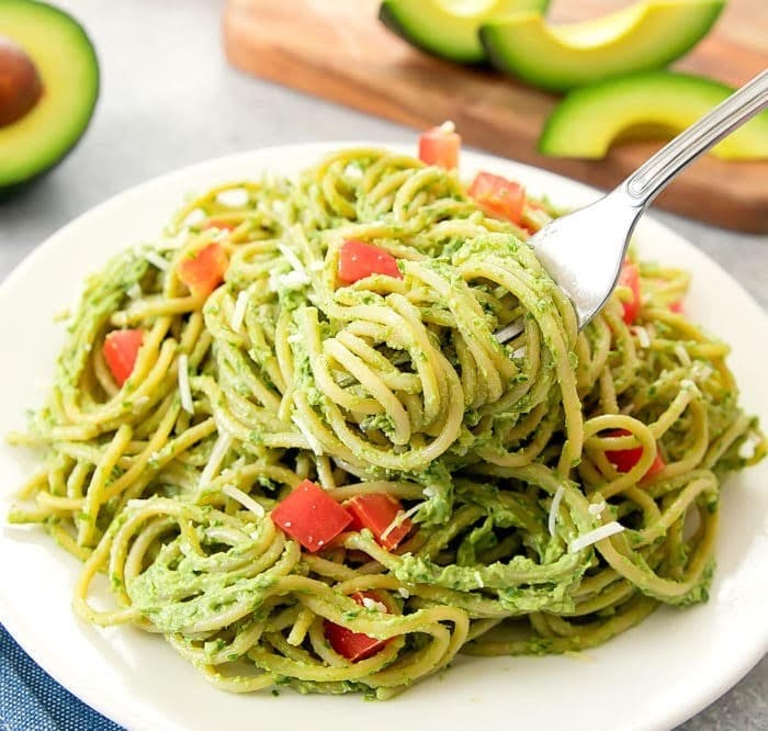 Pesto Sauce Spaghetti