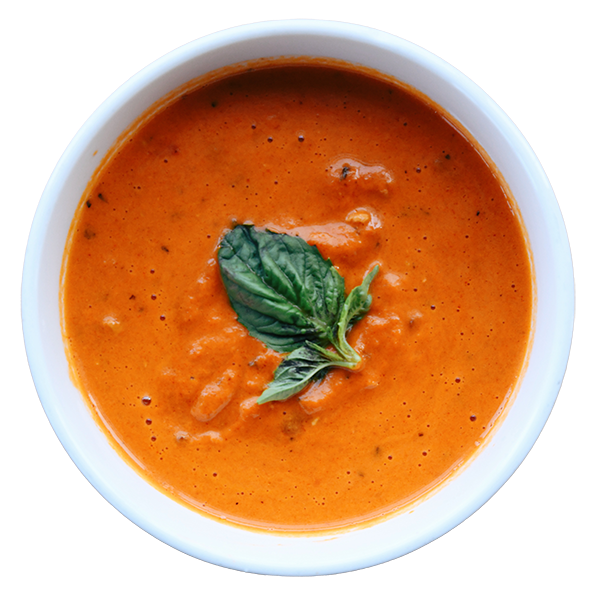 Red Pepper Bisque with Smoked Gouda