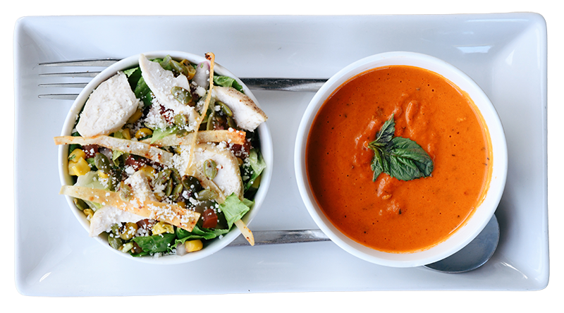 Steak & Gorgonzola Salad & Soup