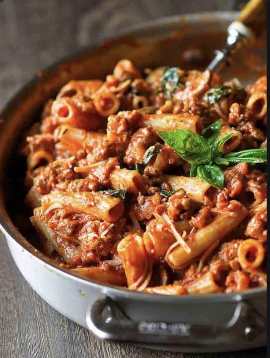 Veal Bolognese for 2