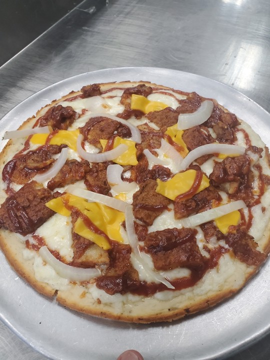 24" JUMBO PIGALICIOUS BBQ PIZZA