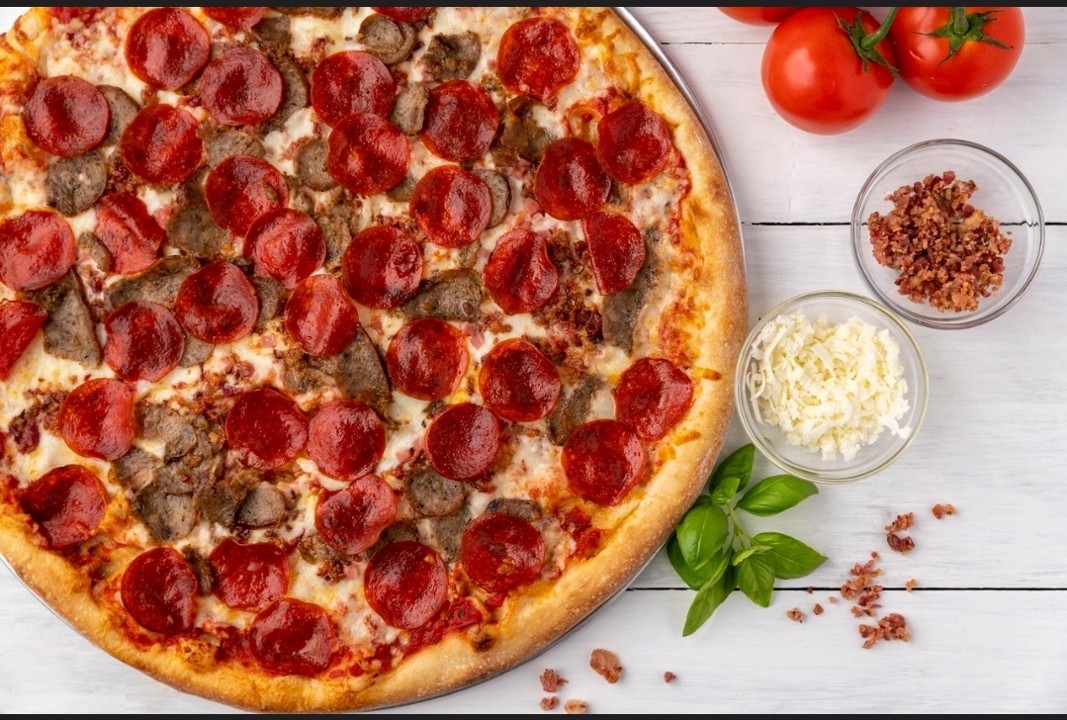 24" JUMBO Meatylicious Pizza