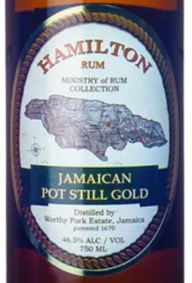 BTL Hamilton Jamaica Worthy Park Pot Still Gold