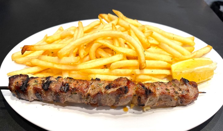 Kid's 1 Pork Souvlaki Stick & Fries