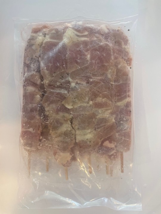 Chicken Souvlaki Stick (Uncooked Vacuum Sealed Bag of 10)