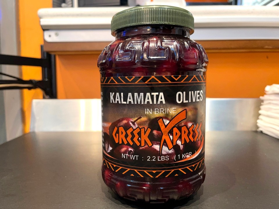 1 Kilo Jar GX Kalamata Olives