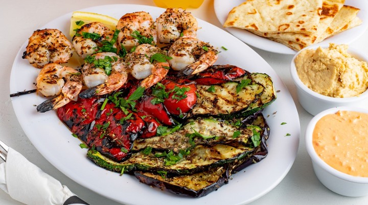 Charbroiled Shrimp Platter