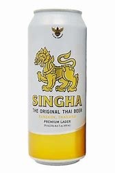 Singha Beer Can 16oz.