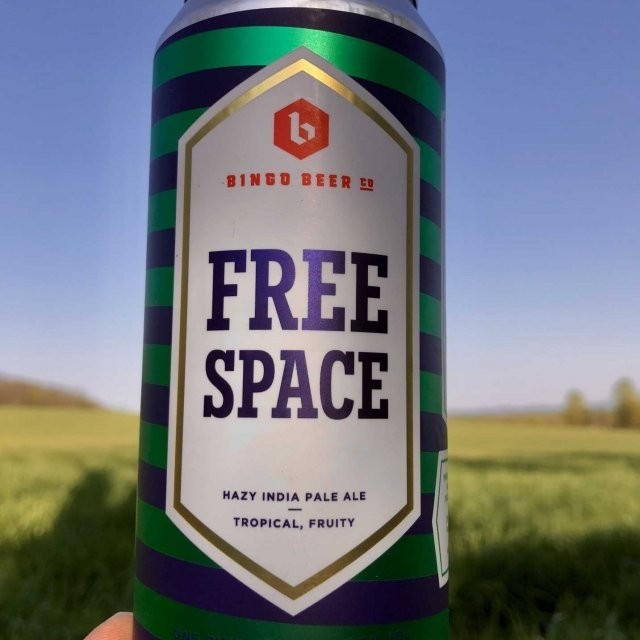 Bingo Beer Free Space Can 16oz.
