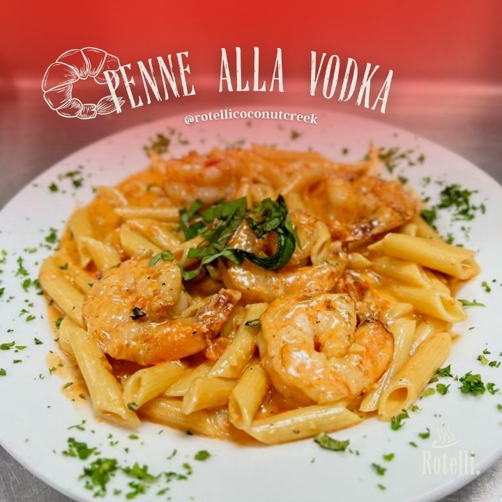 Shrimp Pasta Alla Vodka (5 Jumbo Shrimps)