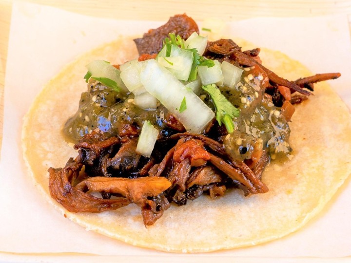 Mushroom Carnitas Taco