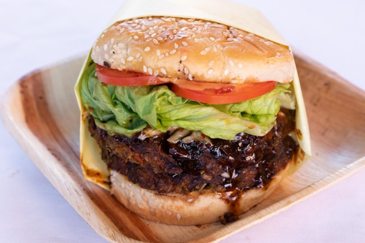 Double Veggie Burger & Fries