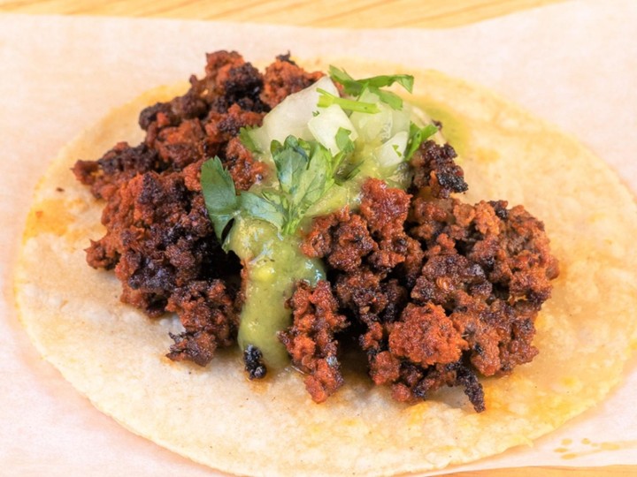 Beef Chorizo Taco